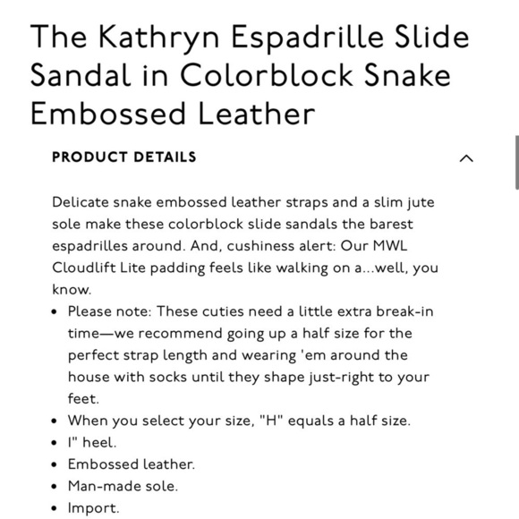 MADEWELL KATHRYN COLORBLOCK SNAKE EMBOSSED LEATHER ESPADRILLE SANDAL - Picture 3 of 14